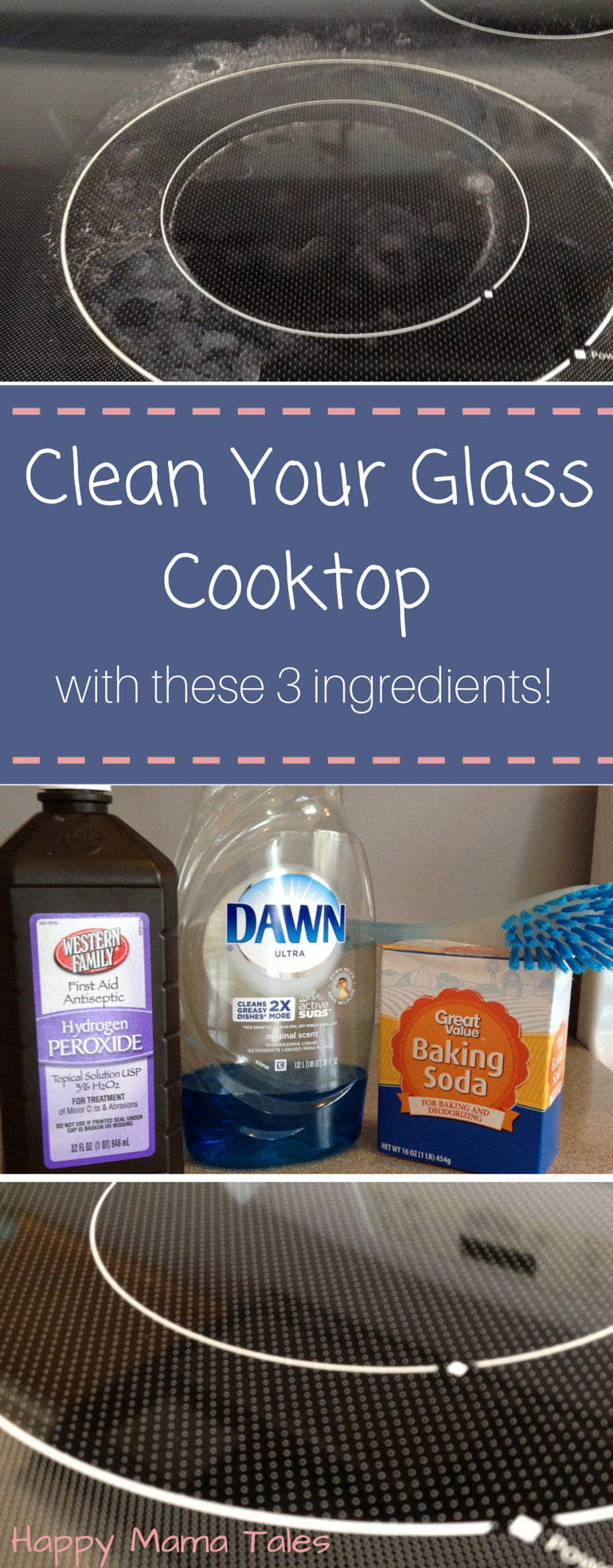 How to Clean a Glass Cooktop - Happy Tales